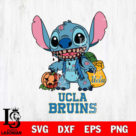 UCLA Bruins Stitch Zombie Svg Eps Dxf Png File, NCAA svg, Digital Download, Instant Download