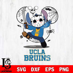 UCLA Bruins Stitch jason voorhees Halloween Svg Eps Dxf Png File, Digital Download, Instant Download