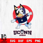 UConn Huskies Bandit Heeler Rugby Svg Eps Dxf Png File, Digital Download ,Instant Download, Cricut File