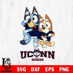 UConn Huskies Bluey Chilli Dance Mode Svg Eps Dxf Png File, Digital Download, Instant Download