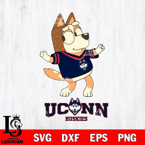 UConn Huskies Chilli Dance Svg Eps Dxf Png File, Digital Download, Instant Download