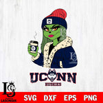 UConn Huskies Girls Grinch Bougie Svg Eps Dxf Png File, Digital Download, Instant Download