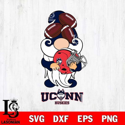 UConn Huskies Gnomes Helmet Svg Eps Dxf Png File, Digital Download, Instant Download