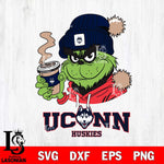 UConn Huskies Grinch Cofffe Hoodie Cut Files Cricut, Svg Dxf Eps Png file, Digital download , Silhouette