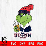 UConn Huskies Grinch hat Svg Eps Dxf Png File, Digital Download, Instant Download