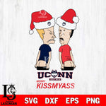 UConn Huskies Merry KissMyass Svg Eps Dxf Png File,NCAA Svg Files,Digital Download,Sublimation,Instant Download