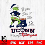 UConn Huskies Merry kissmyass grinch Svg Eps Dxf Png File,NCAA Svg Files,Digital Download,Sublimation,Instant Download