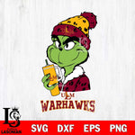 UL Monroe Warhawks Grinch Bougie Leopard Svg Eps Dxf Png File, Digital Download, Instant Download