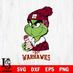 UL Monroe Warhawks Grinch Tree Cake Svg Eps Dxf Png File, Digital Download, Instant Download