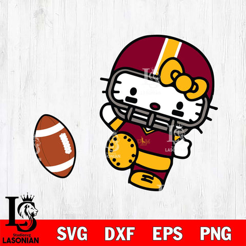 UL Monroe Warhawks Hello Kitty sport 12 Svg Eps Dxf Png File, NCAA svg, Digital Download, Instant Download