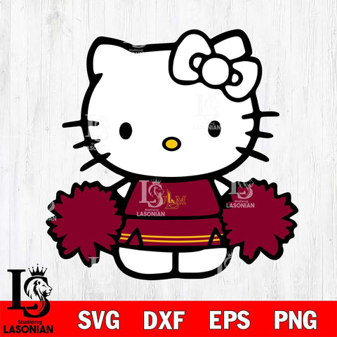 UL Monroe Warhawks Hello Kitty sport 3 Svg Eps Dxf Png File, NCAA svg, Digital Download, Instant Download