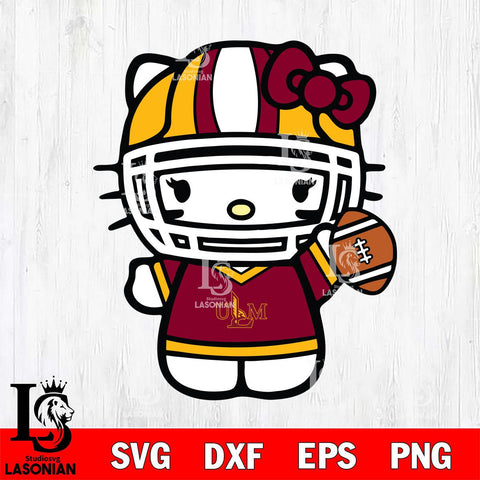 UL Monroe Warhawks Hello Kitty sport 9 Svg Eps Dxf Png File, NCAA svg, Digital Download, Instant Download