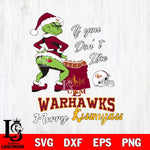 UL Monroe Warhawks Merry kissmyass grinch Svg Eps Dxf Png File,NCAA Svg Files,Digital Download,Sublimation,Instant Download