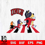 UNLV Rebels Bluey 6 Svg Eps Dxf Png File, Digital Download, Instant Download