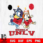 UNLV Rebels Bluey & Bingo 2 Svg Eps Dxf Png File, NCAA svg, Digital Download, Instant Download