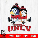 UNLV Rebels Bluey & Bingo 8 Svg Eps Dxf Png File, NCAA svg, Digital Download, Instant Download