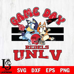 UNLV Rebels Bluey & Bingo 9 Svg Eps Dxf Png File, NCAA svg, Digital Download, Instant Download