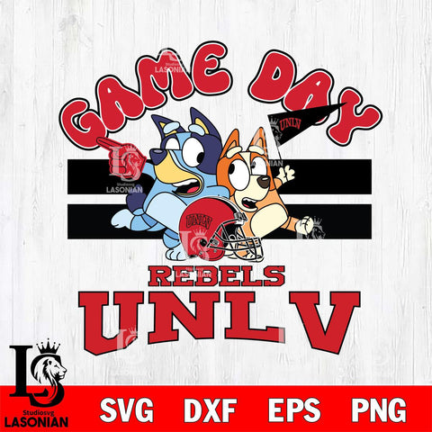 UNLV Rebels Bluey & Bingo 9 Svg Eps Dxf Png File, NCAA svg, Digital Download, Instant Download