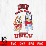 UNLV Rebels Bluey Bingo Dance Mode Svg Eps Dxf Png File, NCAA svg, Digital Download, Instant Download