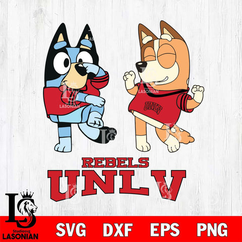 UNLV Rebels Bluey Chilli Sport Svg Eps Dxf Png File, Digital Download, Instant Download