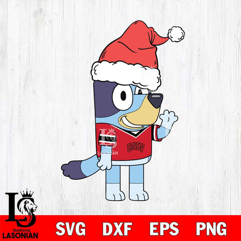 UNLV Rebels Bluey Christmas Svg Eps Dxf Png File, Digital Download, Instant Download