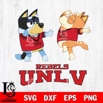 UNLV Rebels Bluey Dance Svg Eps Dxf Png File, Digital Download, Instant Download