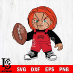 UNLV Rebels Chucky Horror 12 Svg Eps Dxf Png File, NCAA svg, Digital Download, Instant Download