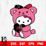 UNLV Rebels Cute Hello Kitty 3 Svg Eps Dxf Png File, Digital Download, Instant Download