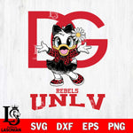 UNLV Rebels Dolce And Gabbana Daisy Duck Disney Svg Eps Dxf Png File, Digital Download, Instant Download