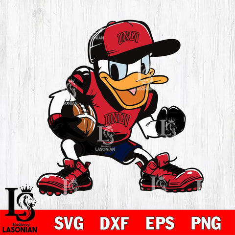 UNLV Rebels Donal Duck Svg Eps Dxf Png File, NCAA svg, Digital Download, Instant Download