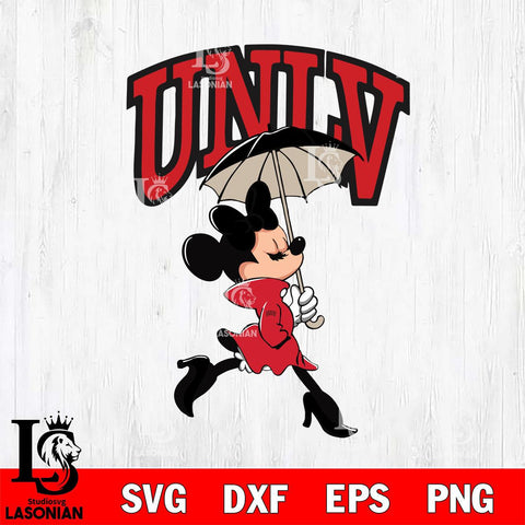 UNLV Rebels Fancy Minnie Svg Eps Dxf Png File, Digital Download, Instant Download