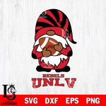 UNLV Rebels Gnomes Football Svg Eps Dxf Png File, Digital Download, Instant Download