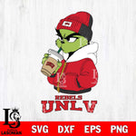 UNLV Rebels Grinch Bougie Christmas Cut Files Cricut, Svg Dxf Eps Png file, Digital download , Silhouette