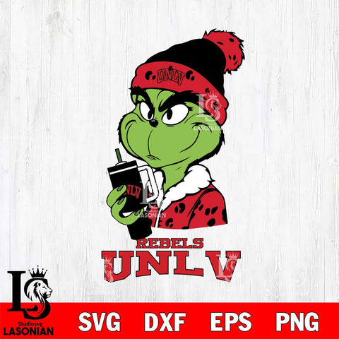 UNLV Rebels Grinch Bougie Leopard Svg Eps Dxf Png File, Digital Download, Instant Download