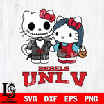 UNLV Rebels Hello Kitty Horror 11 Svg Eps Dxf Png File, Digital Download