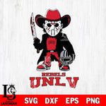 UNLV Rebels Jason Voorhees 3 Svg Eps Dxf Png File, Digital Download