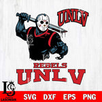 UNLV Rebels Jason Voorhees 5 Svg Eps Dxf Png File, Digital Download