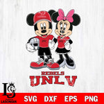 UNLV Rebels Mickey Minnie Mouse Helmet Svg Eps Dxf Png File, NCAA svg , File Cut , Digital Download , Instant Download, Cut Svg Files