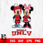 UNLV Rebels Mickey Minnie Mouse Pink Svg Eps Dxf Png File, NCAA svg , File Cut , Digital Download , Instant Download, Cut Svg Files