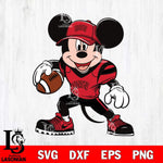 UNLV Rebels Mickey Mouse Svg Eps Dxf Png File, NCAA svg, Digital Download, Instant Download