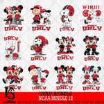 UNLV Rebels NCAA Bundle 12 Svg Eps Dxf Png File,Bundle NCAA svg , Digital Download , Instant Download, Cricut File