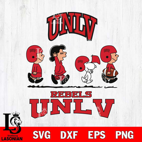 UNLV Rebels Snoopy Sport 12 Svg Eps Dxf Png File, Digital Download