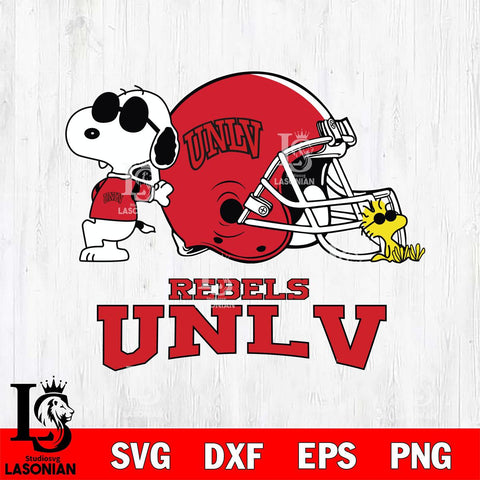 UNLV Rebels Snoopy Sport 2 Svg Eps Dxf Png File, Digital Download