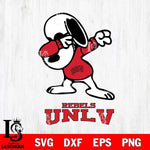 UNLV Rebels Snoopy Sport 3 Svg Eps Dxf Png File, Digital Download