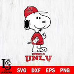 UNLV Rebels Snoopy Sport 8 Svg Eps Dxf Png File, Digital Download