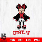 UNLV Rebels Style Minnie Disney Svg Eps Dxf Png File, Digital Download, Instant Download