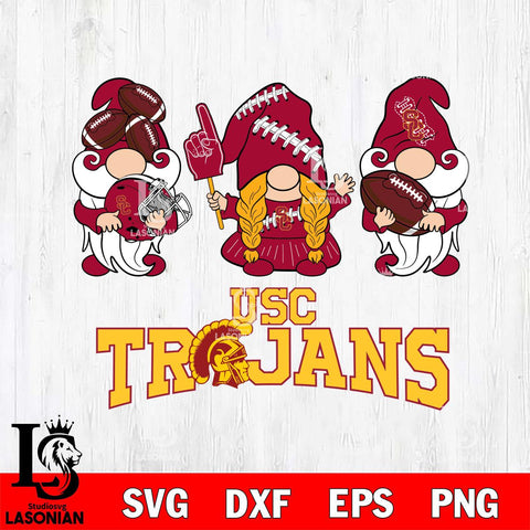 USC Trojans 3 Gnomes Football Svg Eps Dxf Png File, Digital Download, Instant Download