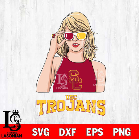 USC Trojans And Taylor Swift Fan Svg Eps Dxf Png File, Digital Download, Instant Download