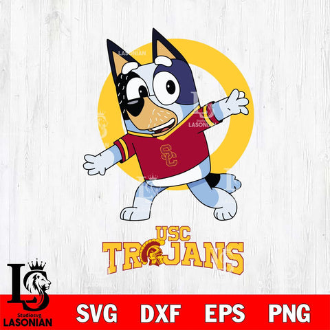 USC Trojans Bandit Heeler Rugby Svg Eps Dxf Png File, Digital Download ,Instant Download, Cricut File