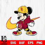 USC Trojans Cool Mickey Mouse Svg Eps Dxf Png File, NCAA svg, Digital Download, Instant Download